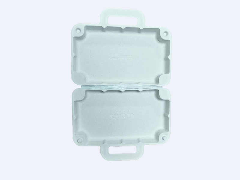 面膜纸托白色湿压纸浆模塑包装